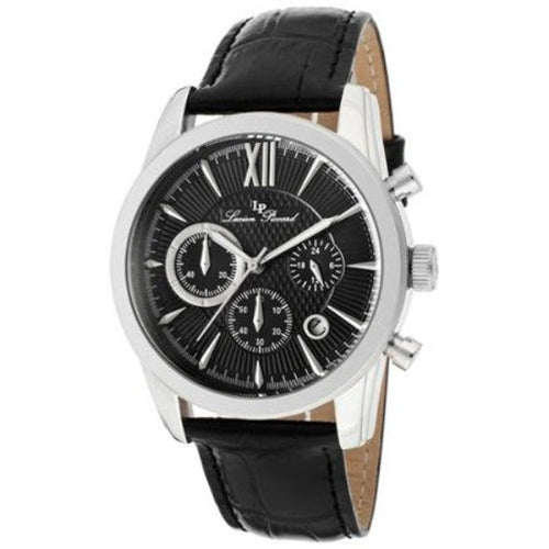 Lucien Piccard Men's Mulhacen Analog Display Japanese Quartz Black