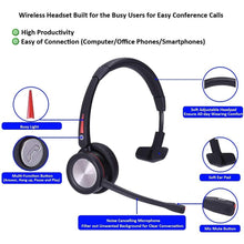Load image into Gallery viewer, MKJ Wireless Telephone Headset with Microphone Noise Cancelling-Liquidation Store
