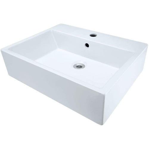 MR Direct V2502W Porcelain Lavatory Sink White