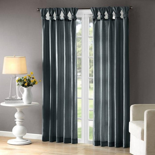 Madison Park Emilia Twist Tab Window Curtain Panel 84