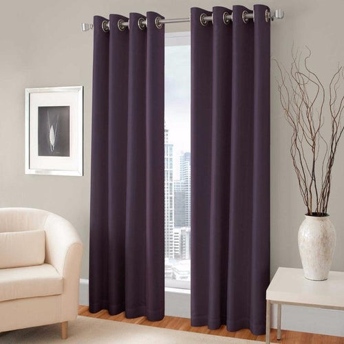Majestic Blackout Lined Grommet Curtain Panel 63