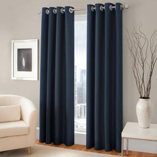 Majestic Blackout Lined Grommet Curtain Panel 84