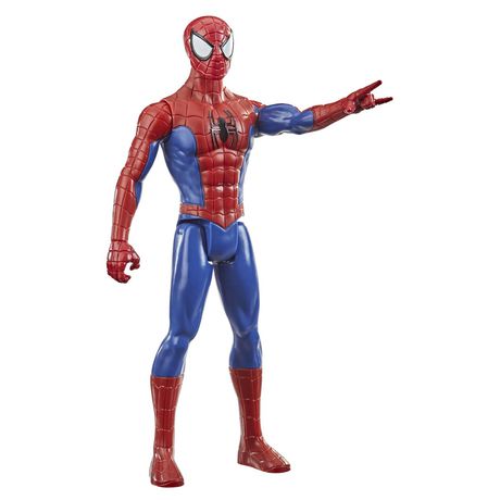 Marvel Avenger Titan Hero Series Collectible 12-Inch Spider-Man Action Figure 4+