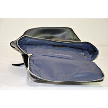 Load image into Gallery viewer, Matt &amp; Nat Brave Vegan Backpack - Black w/Blue Interior
