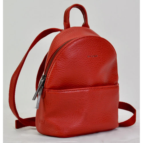 Matt & Nat Dwell Collection July Mini Backpack Red