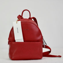 Load image into Gallery viewer, Matt &amp; Nat Dwell Collection July Mini Backpack Red
