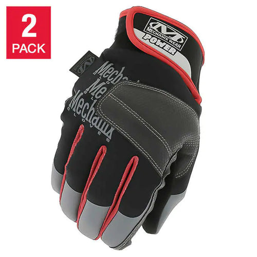 Mechanix Wear Power Grip Work Gloves 2 pack M/L