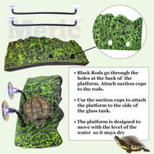 Load image into Gallery viewer, Meric Floating Turtle Platform for Aquarium 8&quot; x 3.5&quot;

