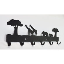 Load image into Gallery viewer, Metal Wall Mounted Decorative Key/Coat/Accessories Rack
