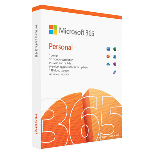 Microsoft 365 Personal 12-Month Subscription, 1 Person Premium Office Apps 1TB Storage