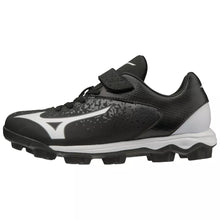 Load image into Gallery viewer, Mizuno Select Nine JR Low Youth Molded Baseball Cleat US13 - Black w/white
