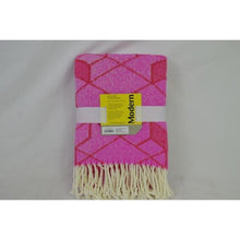 Load image into Gallery viewer, Modern by Dwell Magazine Reversible Throw Blanket Pink
