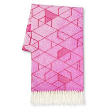 Load image into Gallery viewer, Modern by Dwell Magazine Reversible Throw Blanket Pink
