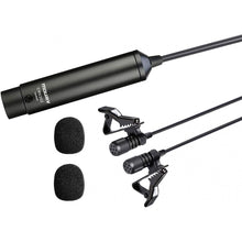 Load image into Gallery viewer, Mouriv CMX202 Dual Head Lavalier Microphone
