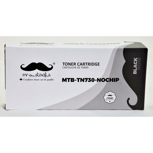 Moustache Compatible Brother TN730 Toner Cartridge No Chip - Black