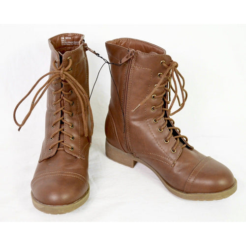 NEVADA Skye Mid-Calf Boots Cognac 7M