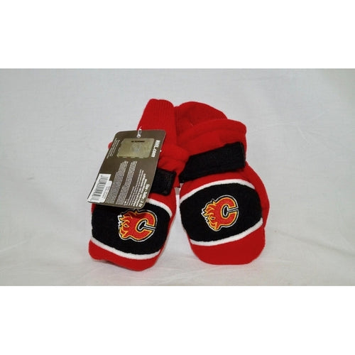 NHL Calgary Flames Toddlers Mittens Red & Black 2-3X
