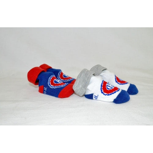 NHL Montreal Canadiens Infant Booties 2 Pair 0-12 Months