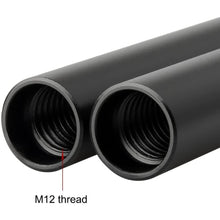 Load image into Gallery viewer, NICEYRIG 15mm Rod 40cm/16&quot; L Black Aluminum Alloy Pk 2-Liquidation Store
