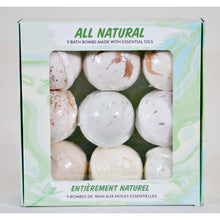 Load image into Gallery viewer, Naturally Vain 9 Pack Bath Bomb Set - Opened box
