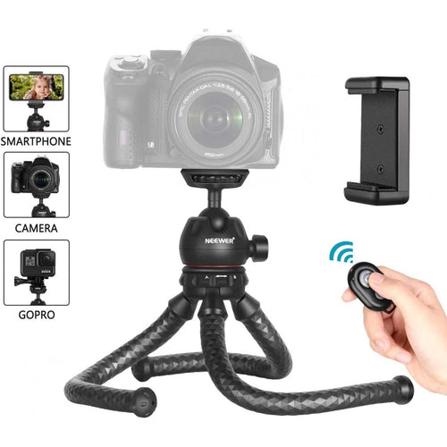 Neewer Flexible Tripod with Cell Phone Holder 12