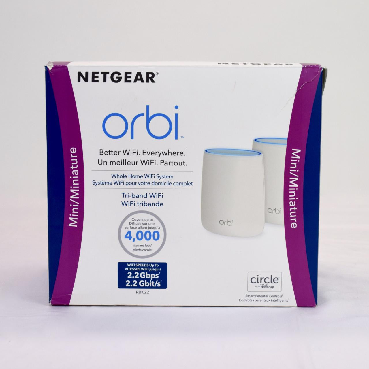 Netgear Orbi RBK22 Mesh Tri-band Wi-Fi popular System AC2200 Router and Satellite