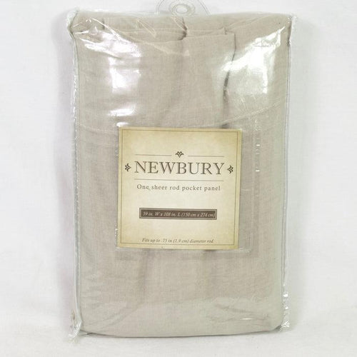 Newbury Pole Top Window Curtain Panel 108