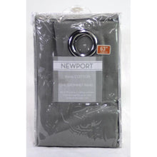 Load image into Gallery viewer, Newport Grommet Curtain Panel 63&quot; Slate
