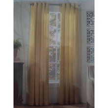 Load image into Gallery viewer, Newport Grommet Panel 100% Cotton 108&quot; Yellow
