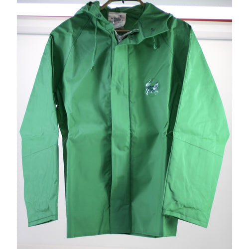 North Safety Rainwear Fire Retardant Raincoat Small Green