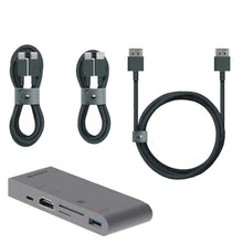Load image into Gallery viewer, North USB-C Hub Pro Pack with 5&#39; HDMI &amp; 10&#39; USB C to C 6&#39; USB C to Lightning
