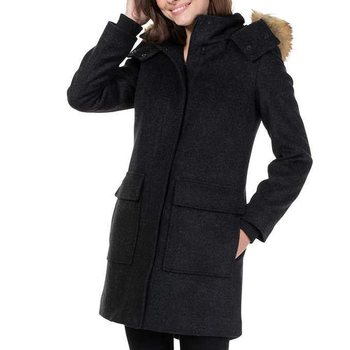 Nuage Dark Grey XSmall Italian Wool Cashmere Blend Coat