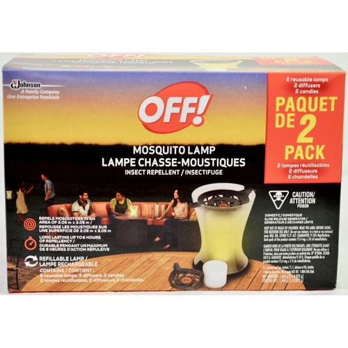Off! Mosquito Lamp Insect Repellent 2 Pack