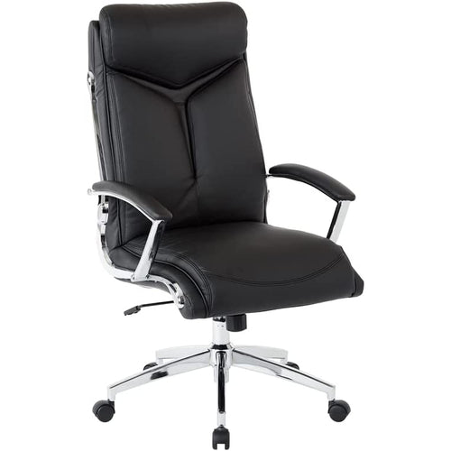 Office Star Executive Faux Leather Chair Assembled