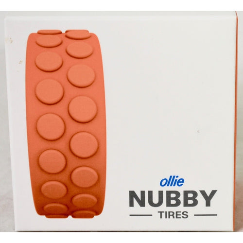 Ollie All-Terrain Nubby Tires in Orange Set of 2