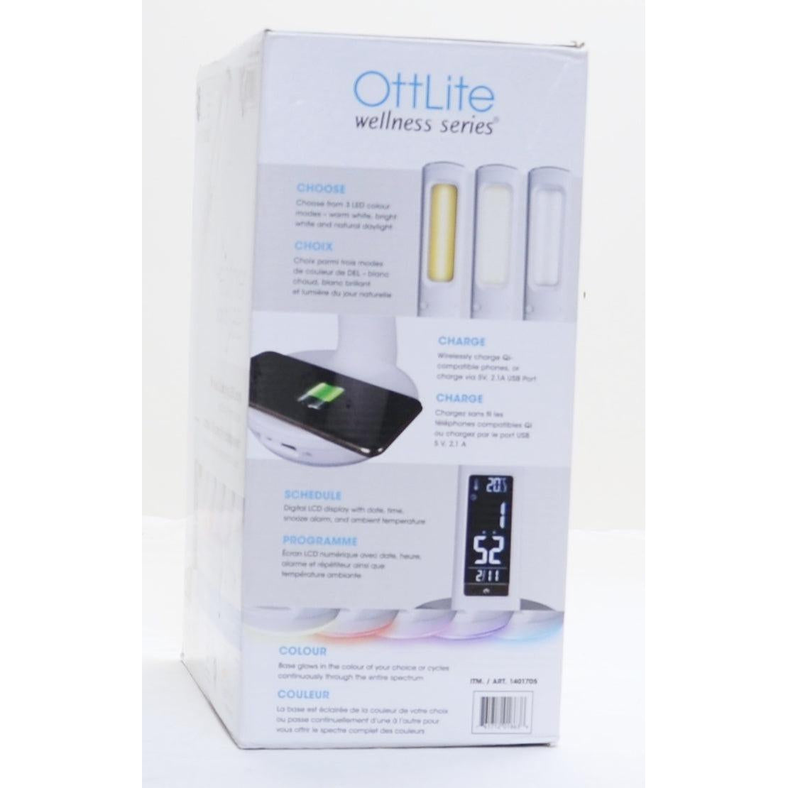 Ottlite Wellness Charging Desk Lamp (White)