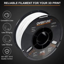 Load image into Gallery viewer, Overture PETG 3D Printer Filament 1.75mm 1KG
