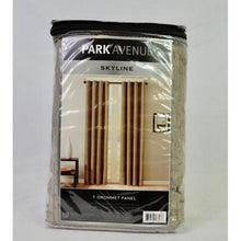 Load image into Gallery viewer, Park Avenue Skyline Grommet Window Curtain Panel 108&quot; Taupe-Liquidation Store
