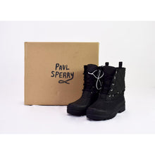 Load image into Gallery viewer, Paul Sperry Ladies Quilted Duck Boot Black 8
