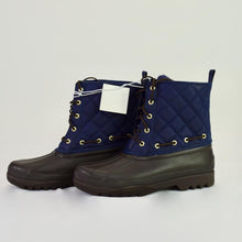Load image into Gallery viewer, Paul Sperry Women&#39;s Gosling Boots Navy/Brown 9-Liquidation Store
