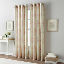 Load image into Gallery viewer, Peri Home Bailey Print Grommet Top Curtain Panel 95&quot; Cinnabar

