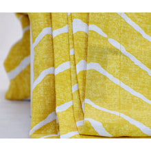 Load image into Gallery viewer, Peri Home Herringbone Grommet Top Window Curtain Panel 84&quot; Yellow

