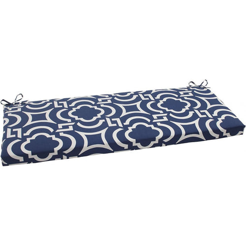 Pillow Perfect Indoor/Outdoor Carmody Bench Cushion Navy