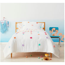Load image into Gallery viewer, Pillowfort Pom Pom Comforter Toddler

