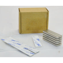 Load image into Gallery viewer, Powerful N45 Magnets w/ Adhesive Strips - 33Lb Strength - 10 Pcs
