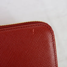 Load image into Gallery viewer, Prada Saffiano Fiery Red Wallet-Liquidation Store
