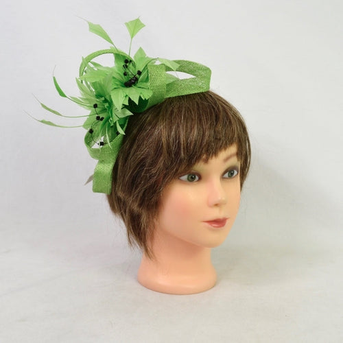 Precis Women's Feather Fascinator Headband Green