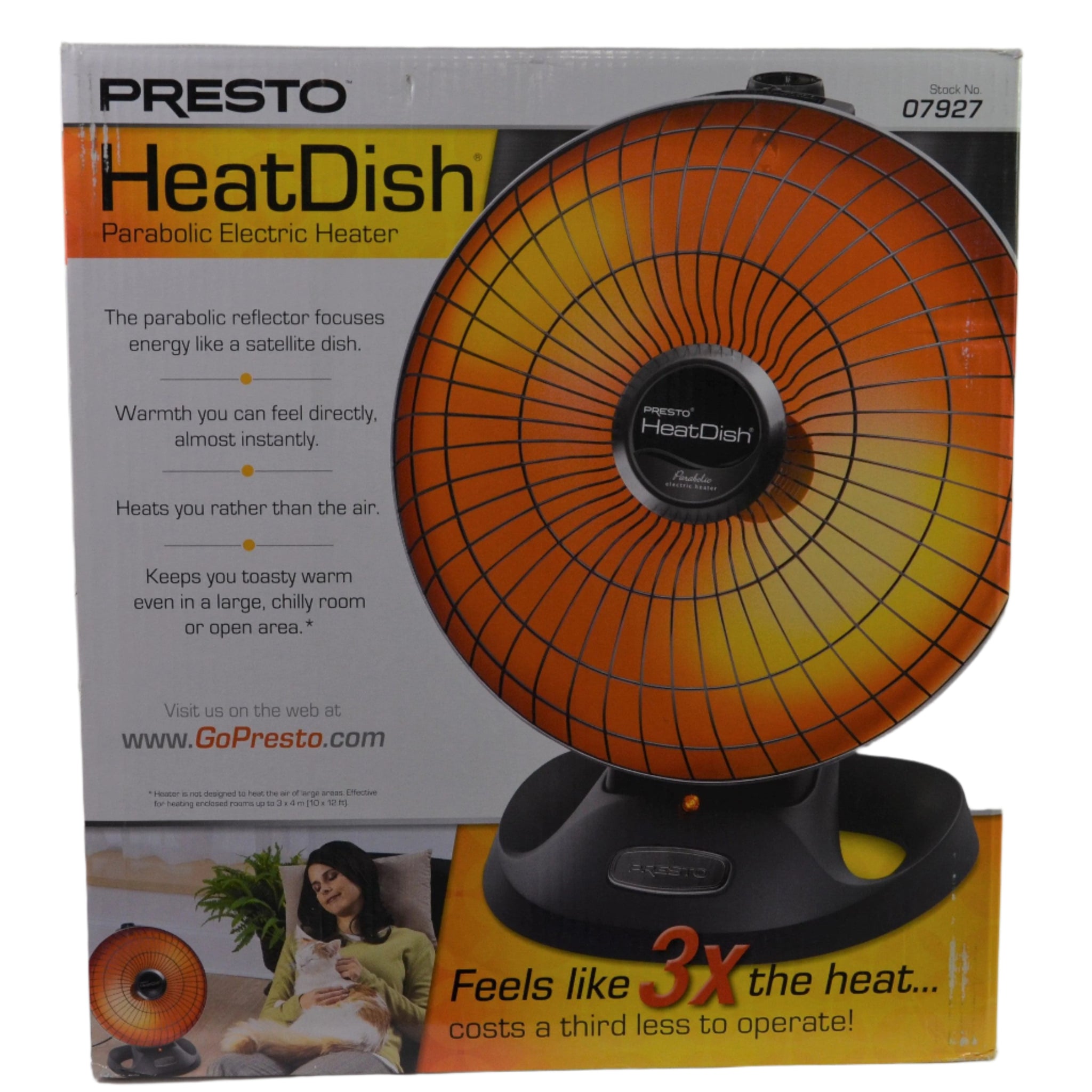 Infrared Heater Presto Heat Dish Parabolic Electric Heater Costco