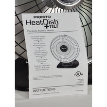 Load image into Gallery viewer, Presto Heat Dish +Tilt Parabolic Electric Heater
