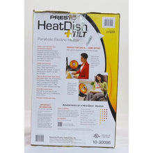 Load image into Gallery viewer, Presto Heat Dish +Tilt Parabolic Electric Heater - (No Manual)
